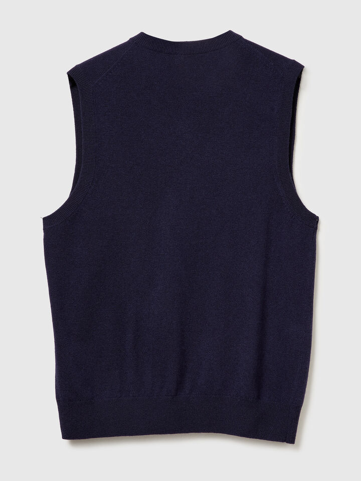 S/L V NECK SWEATER Men image number 5